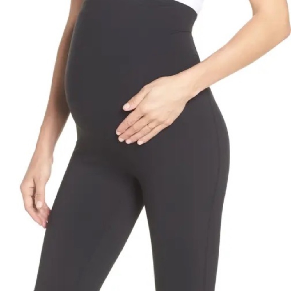 Zella Mamasana Live In Maternity Ankle Black Leggings